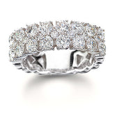 Triple Row Diamond Ring 2.45Ct - Isaac Westman - 1
